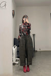 GEOFFREY B. SMALL Heavy Silk Lining Collection V Unisex GBS-CVS06-RHYH Church Dyed Red Print Tie Dye PGBS3